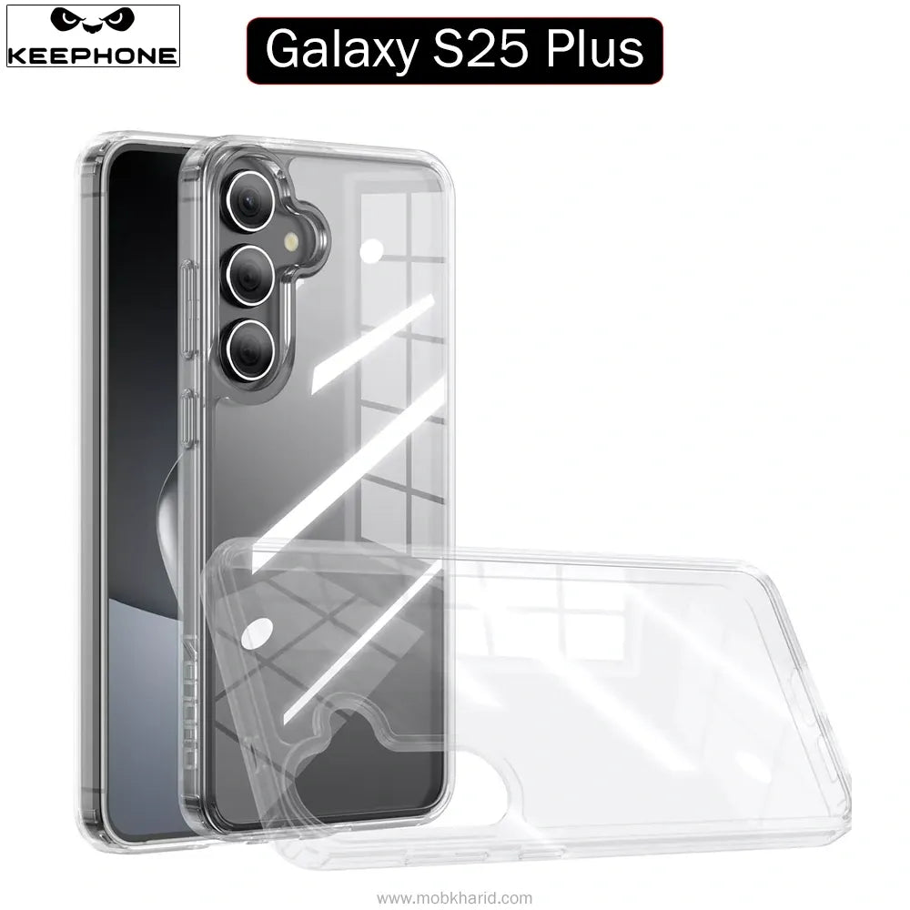 Keephone Galaxy S25 Plus Hybrid Case Clear Keephone Galaxy S25 Plus Hybrid Case Clear